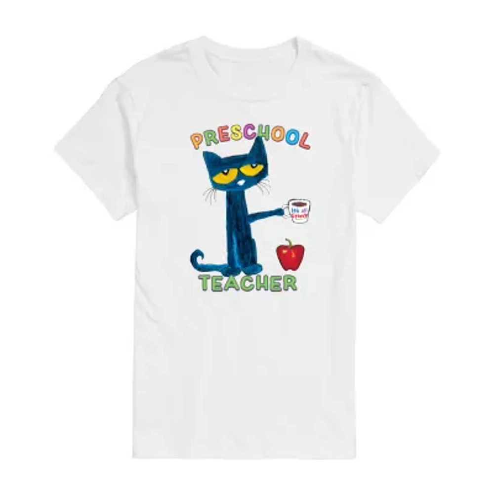 Mens Short Sleeve Pete the Cat Graphic T-Shirt