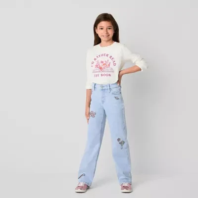 Thereabouts Little & Big Girls Wide Leg Jean