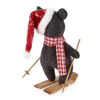 North Pole Trading Co. Bear Critter Christmas Tabletop Decor