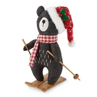 North Pole Trading Co. Bear Critter Christmas Tabletop Decor