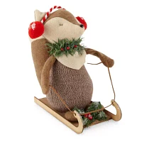 North Pole Trading Co. Fox Critter Christmas Tabletop Decor