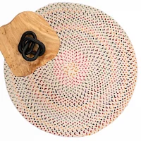 Capel Inc. Vivid Multi Braided Reversible Indoor Round Accent Rug