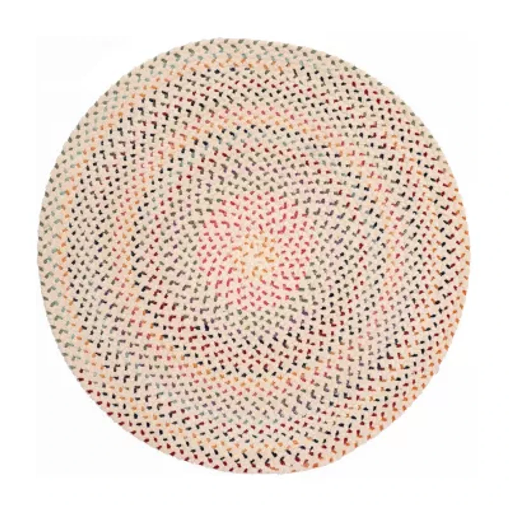 Capel Inc. Vivid Multi Braided Reversible Indoor Round Accent Rug