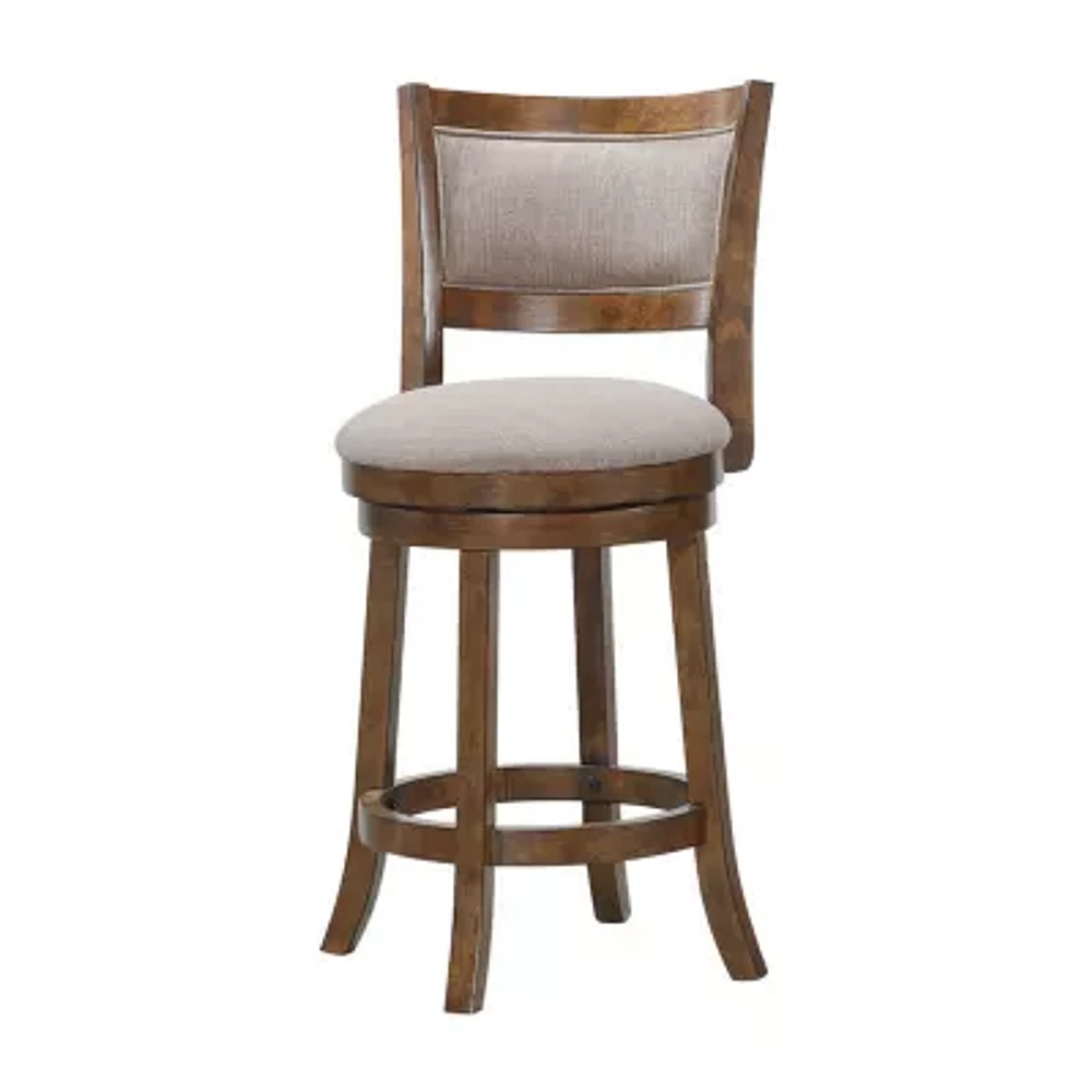 Upholstered Swivel Bar Stool