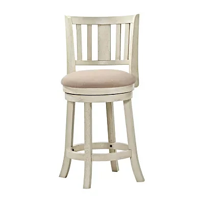 Upholstered Swivel Bar Stool