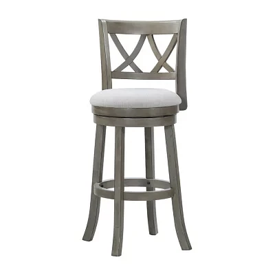 Upholstered Swivel Bar Stool