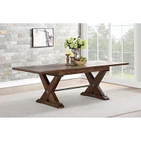 Wood-Top Dining Table