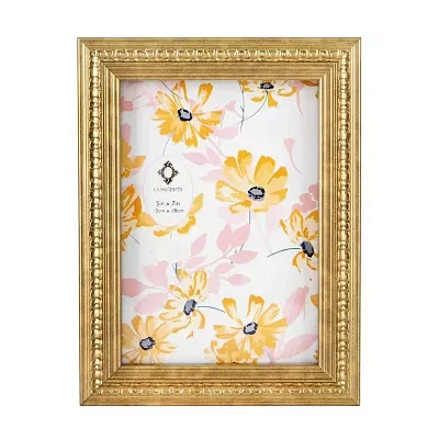 Concepts In Time 4 X 6 Gold Ornate Vintage Resin 1-Opening Tabletop Frame