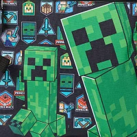 Licensed Minecraft Collage 5 Piece Backpack Set