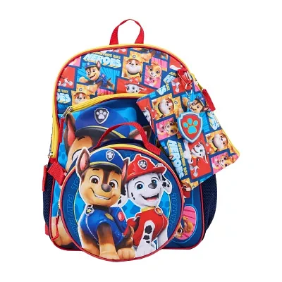 Licensed Paw Patrol 5 Piece Backpack Set