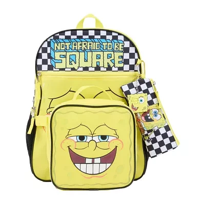 Licensed Spongebob 5 Piece Backpack Set