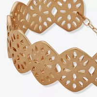 a.n.a Gold Tone Womens Cuff Bracelet