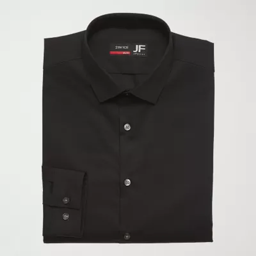 J. Ferrar Ultra Comfort Mens Regular Fit Easy Care Stretch Fabric Long Sleeve Dress Shirt