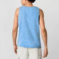 Arizona Big and Tall Mens Round Neck Sleeveless Tank Top