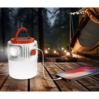 Merkury Innovations Solar Lantern - 3000mah Powerbank Battery Pack