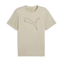 PUMA Mens Crew Neck Short Sleeve Regular Fit Graphic T-Shirt