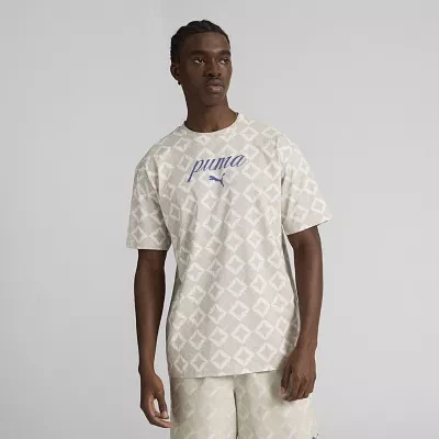 PUMA Mens Crew Neck Short Sleeve T-Shirt