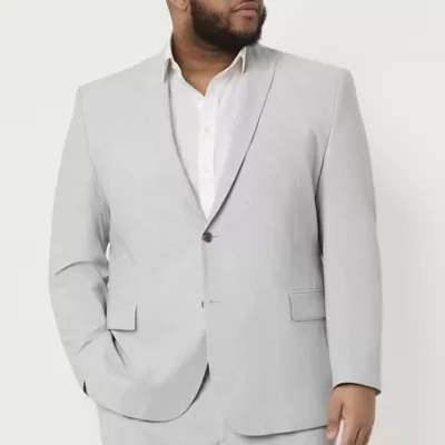 J. Ferrar Mens Big and Tall Regular Fit Suit Jacket