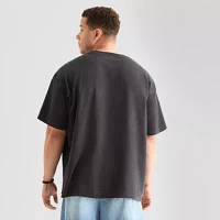 Arizona Big and Tall Mens Crew Neck Short Sleeve Regular Fit Graphic T-Shirt