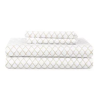 Home Expressions Casey Leaves Complete Bedding Set with Sheets