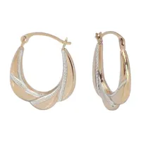 Gold Close Out 14K Gold 21mm Hoop Earrings