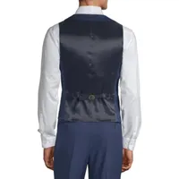 J. Ferrar Mens Slim Fit Suit Vests