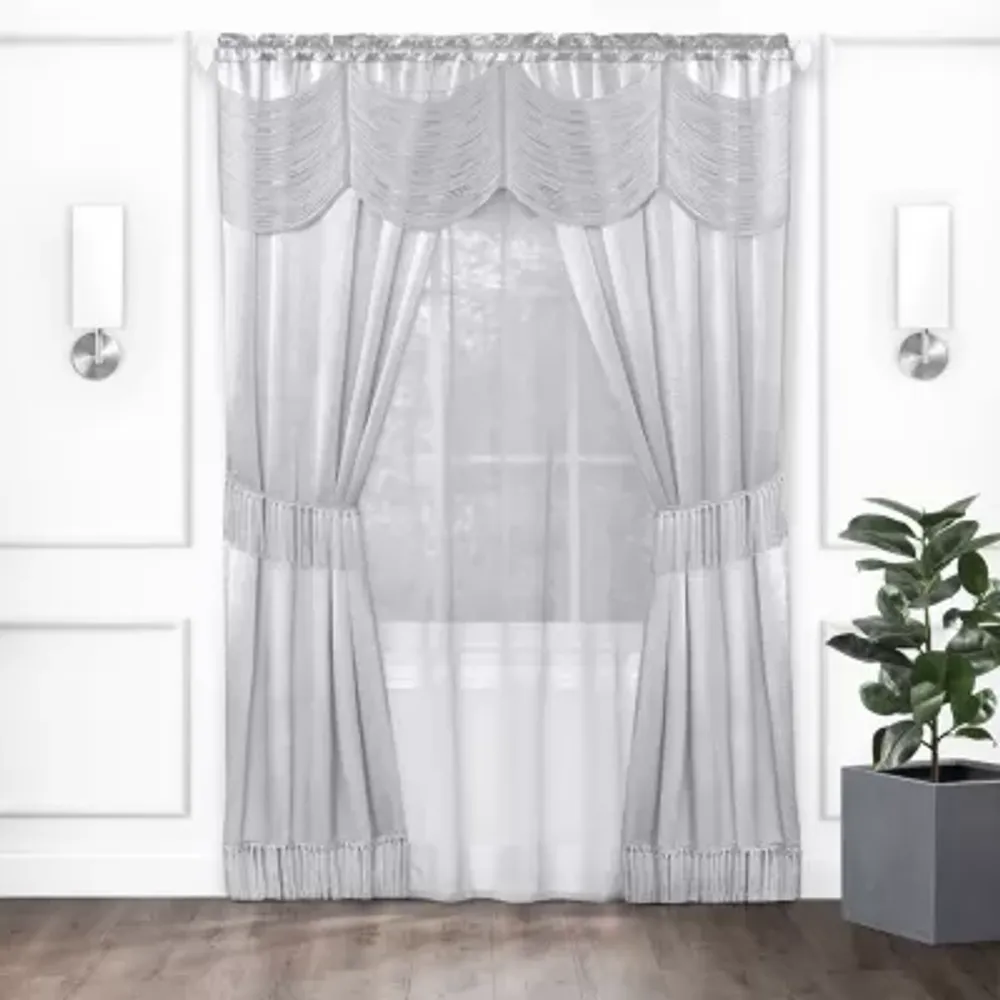 Achim Halley Light-Filtering Rod Pocket Curtain Panel