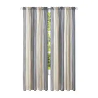 Achim Ombre Light-Filtering Rod Pocket Single Curtain Panel