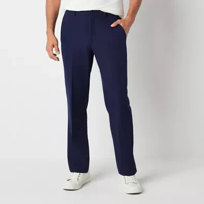 Stafford Smart Tech Mens Classic Fit Flat Front Pant