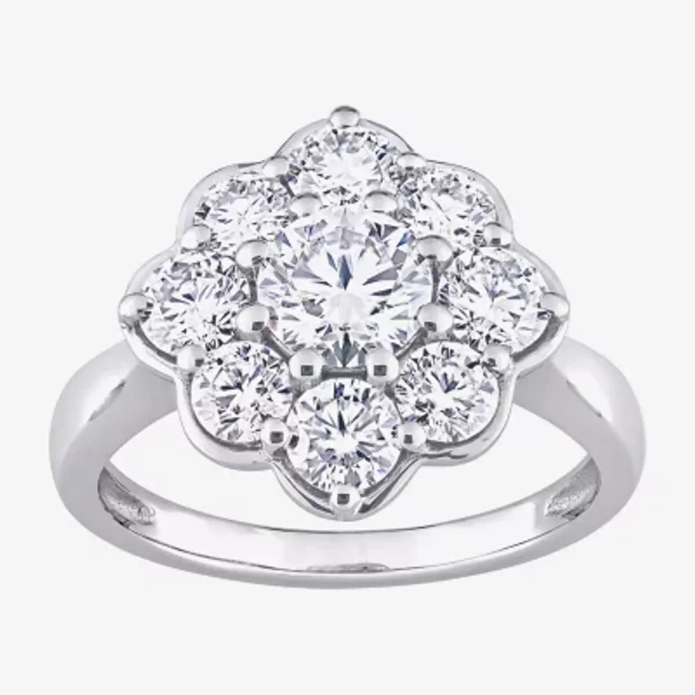 Womens / CT. T.W. Lab Created White Moissanite 10K Gold Engagement Ring