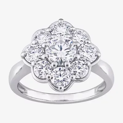 Womens / CT. T.W. Lab Created White Moissanite 10K Gold Engagement Ring
