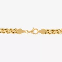 10K Gold  4.9mm 7.25" Double Rope Bracelet