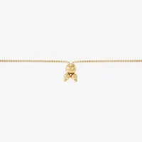 14K Gold Heart Bolo Bracelet