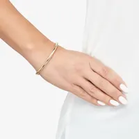 Made in Italy 14K Gold Hollow Bangle Bracelet