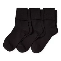 Mixit Everyday Essential 3 Pair Turncuff Socks Womens