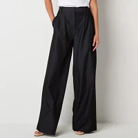 Worthington Womens Wide Leg Pant