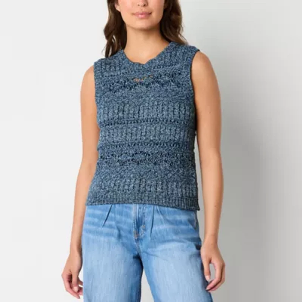 a.n.a Womens Crew Neck Sweater Vest