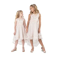 Rare Editions Little & Big Girls Sleeveless Fit + Flare Dress