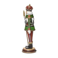 Roman 18in Musical Led Nutcracker Plays Music Christmas Tabletop Decor