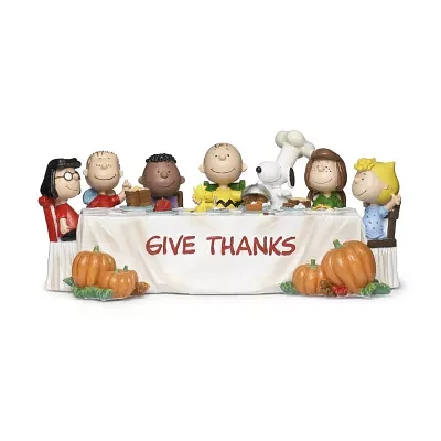 Roman 4.75in Give Thanks Peanuts Christmas Tabletop Decor