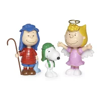 Roman 6-pc. 3.5in Set Of Pageant Peanuts Christmas Tabletop Decor