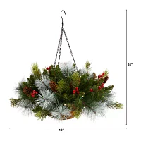 Nearly Natural Hanging Basket Artificial Plant