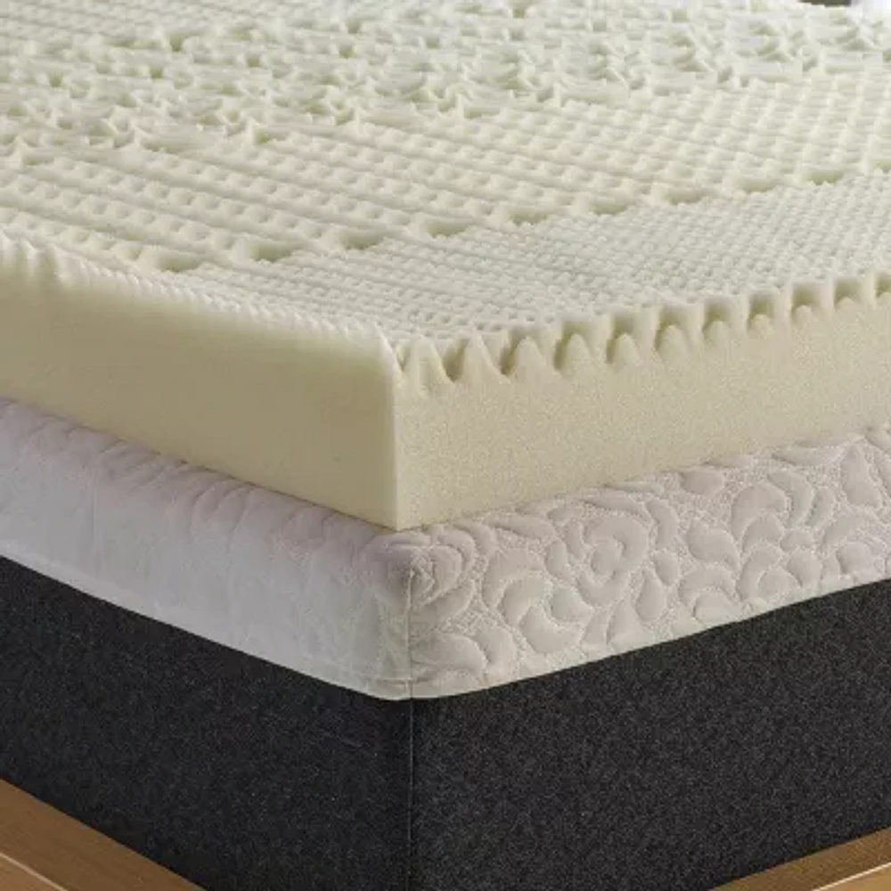 Isotonic 5 Zone 4" Memory Foam Mattress 1.5lb Topper