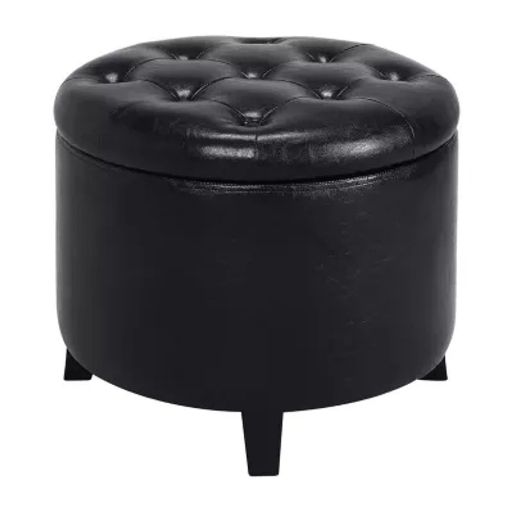 Designs4Comfort Round Ottoman