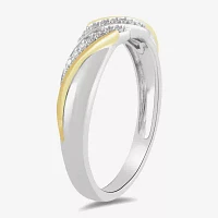 Womens 1/2 CT. T.W. Lab Grown White Diamond 14K Gold Over Silver Side Stone Bridal Set