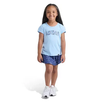 adidas Little Girls 2-pc. Skort Set