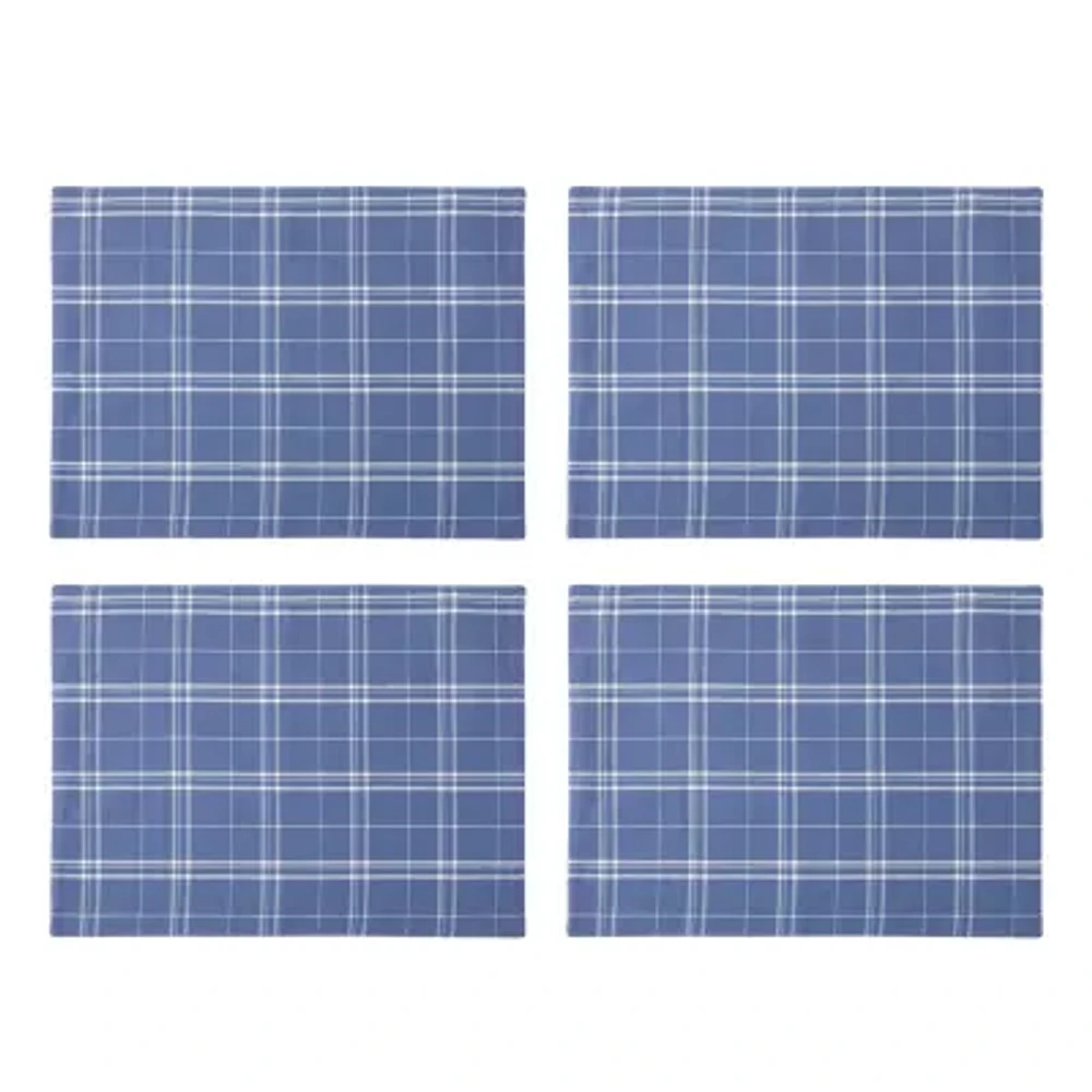 Linden Street Windowpane 4-pc. Placemat