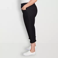 Alfred Dunner Classics Womens Plus Capri Pant