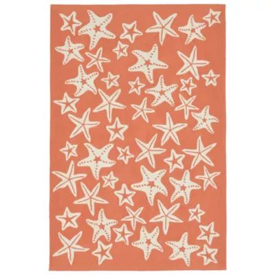 Liora Manne Capri Starfish Animal Hand Tufted Indoor Outdoor Rectangular Accent Rug