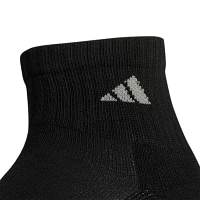 adidas 6 Pair Big and Tall Quarter Ankle Socks Mens